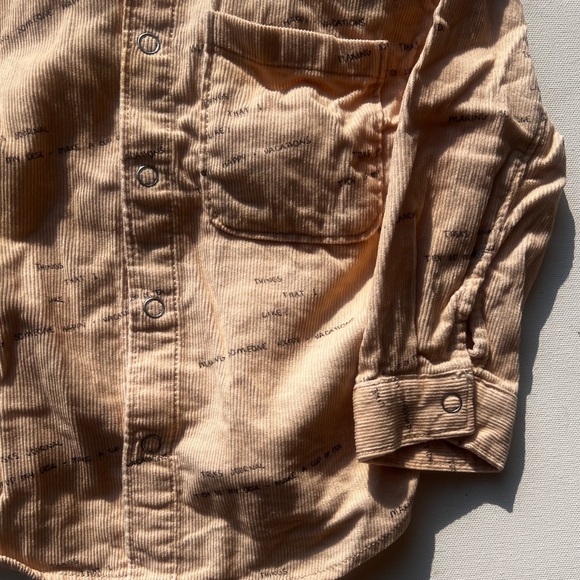Zara Baby Boy Corduroy Button Down Shirt - Picture 5 of 7